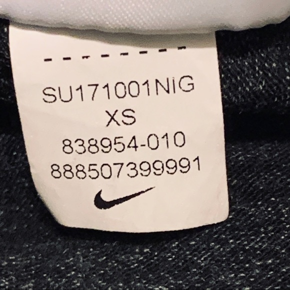 Nike Gray Black Short Sleeve Top XS - Picture 7 of 7